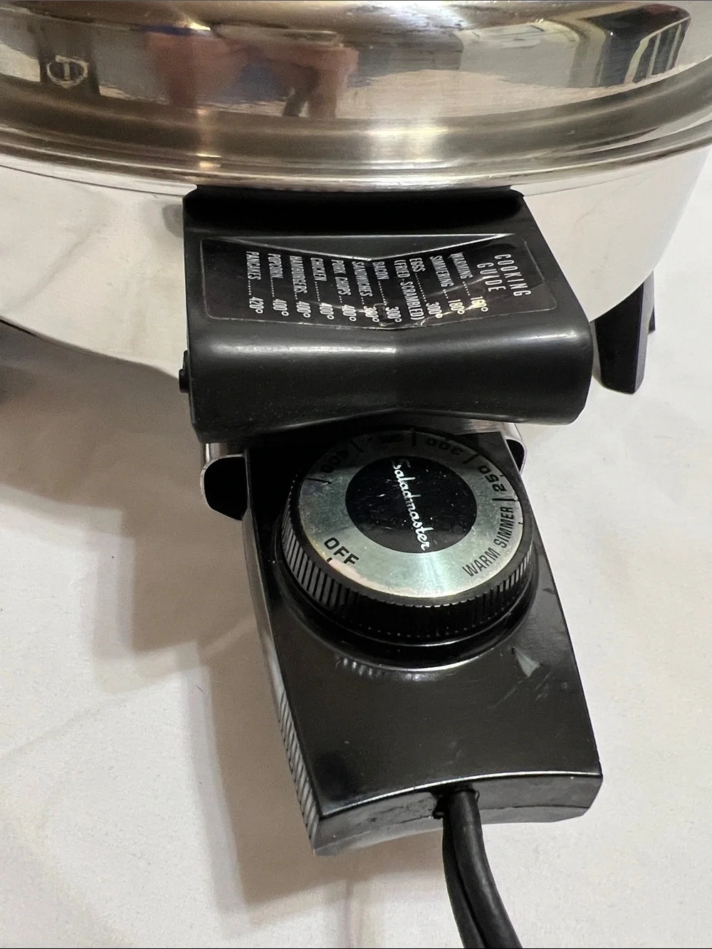 Saladmaster 11” Stainless Steel Electric Oil Core Skillet